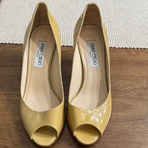 Jimmy Choo peep toe heels